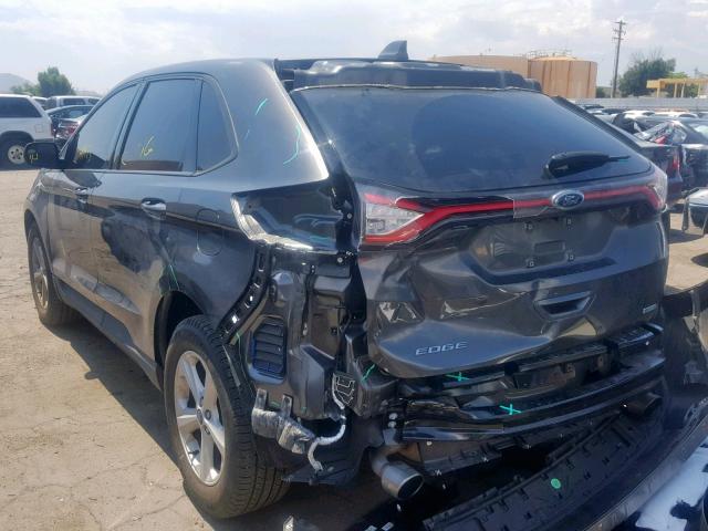 2FMPK3G9XGBC66886 - 2016 FORD EDGE SE BLACK photo 3