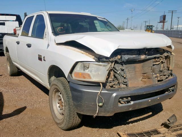 3D7UT2CL2AG114479 - 2010 DODGE RAM 2500 WHITE photo 1