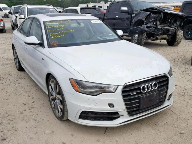 WAUFGAFC9FN007048 - 2015 AUDI A6 PREMIUM WHITE photo 1