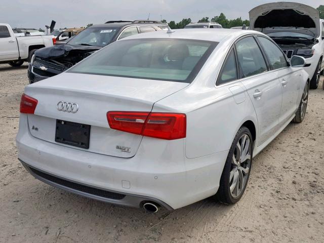 WAUFGAFC9FN007048 - 2015 AUDI A6 PREMIUM WHITE photo 4