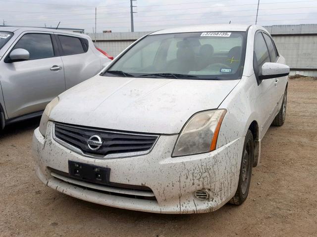 3N1AB6AP8CL682360 - 2012 NISSAN SENTRA 2.0 WHITE photo 2