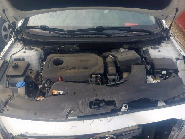 5NPE34AF7FH029160 - 2015 HYUNDAI SONATA SPO WHITE photo 7