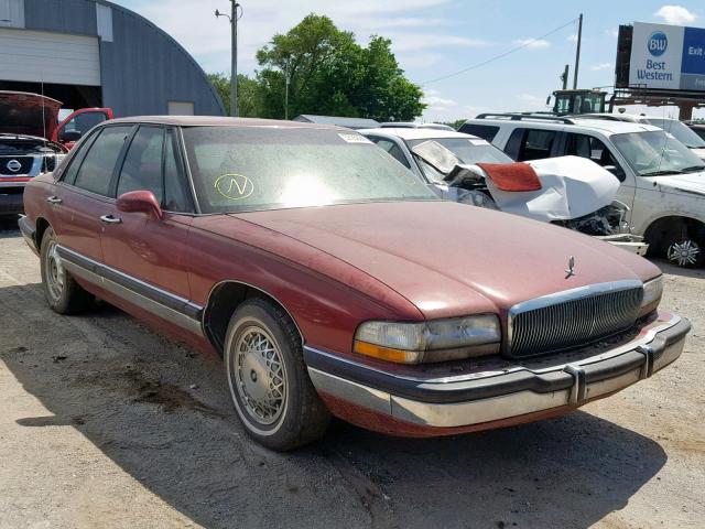 1G4CW53L2M1651768 - 1991 BUICK PARK AVENU MAROON photo 1