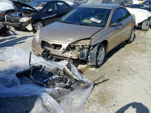 1G2ZF55B664151184 - 2006 PONTIAC G6 SE GOLD photo 2