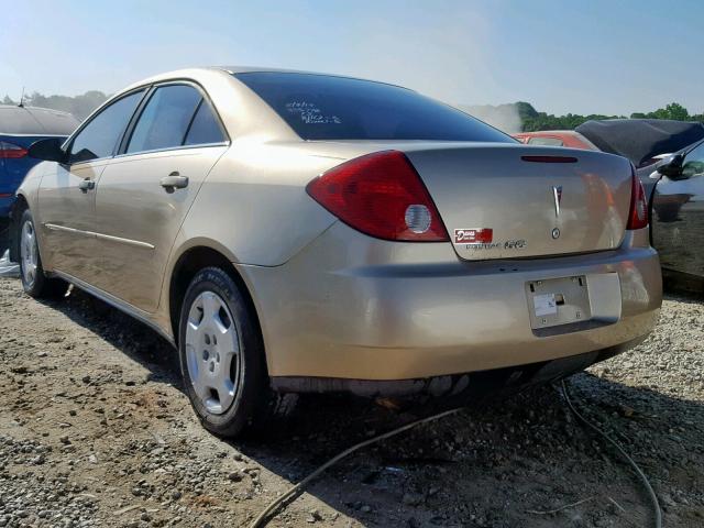 1G2ZF55B664151184 - 2006 PONTIAC G6 SE GOLD photo 3