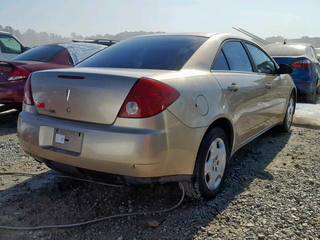 1G2ZF55B664151184 - 2006 PONTIAC G6 SE GOLD photo 4