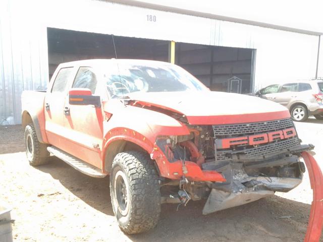 1FTFW1R69EFB30157 - 2014 FORD F150 SVT R RED photo 1