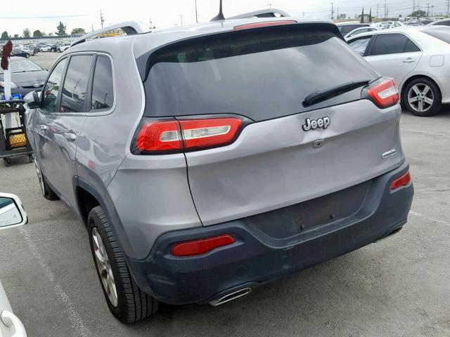 1C4PJLLX7JD525234 - 2018 JEEP CHEROKEE L SILVER photo 3