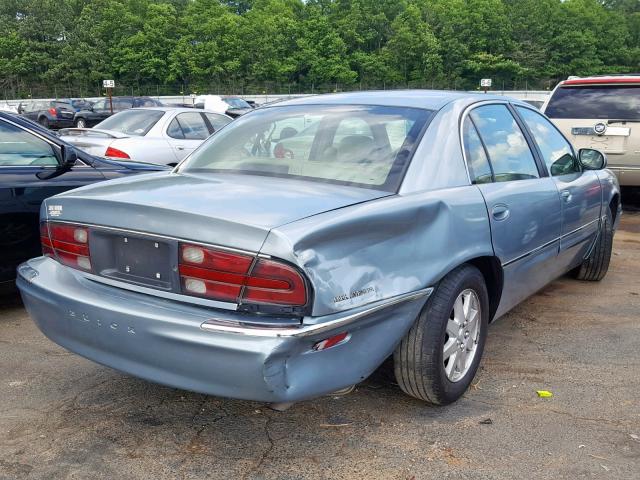 1G4CW54KX44123562 - 2004 BUICK PARK AVENU BLUE photo 4