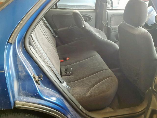 1G1JH52F837165763 - 2003 CHEVROLET CAVALIER L BLUE photo 6