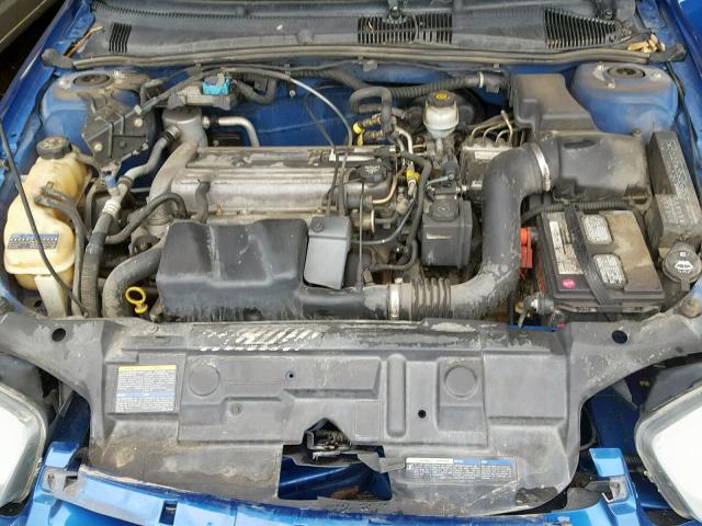 1G1JH52F837165763 - 2003 CHEVROLET CAVALIER L BLUE photo 7