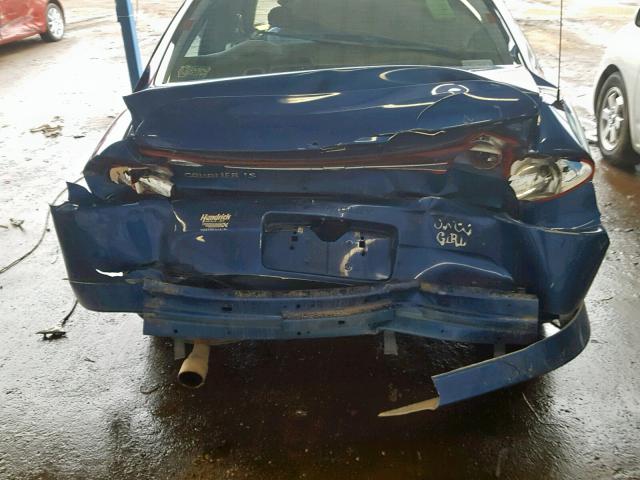 1G1JH52F837165763 - 2003 CHEVROLET CAVALIER L BLUE photo 9