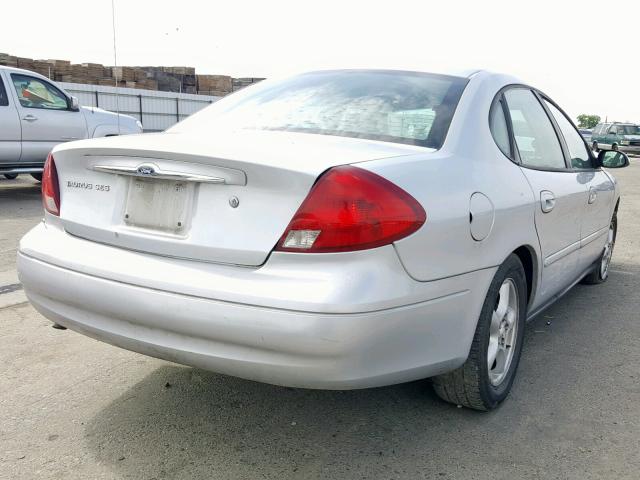 1FAFP55263A181199 - 2003 FORD TAURUS SES SILVER photo 4