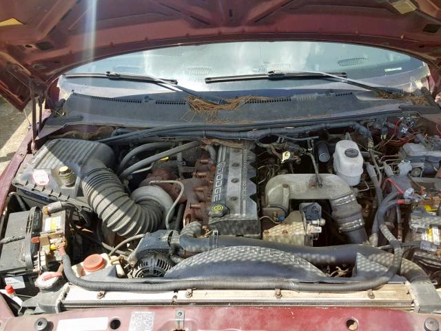 3B7MF33672M242379 - 2002 DODGE RAM 3500 MAROON photo 7