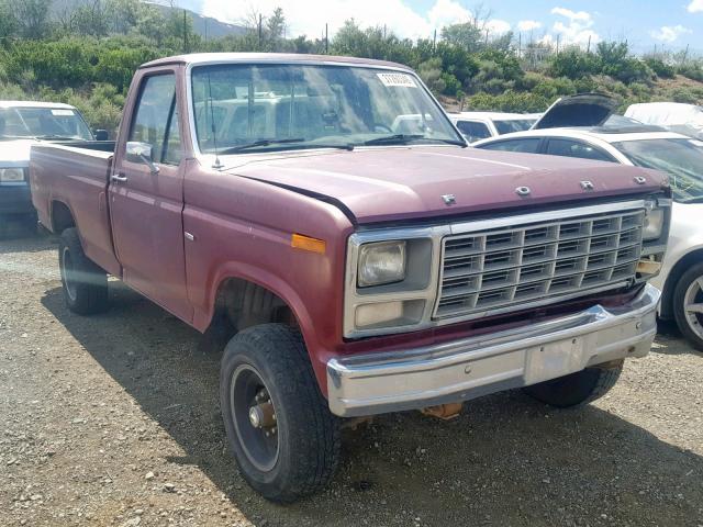 F26FRJJ0220 - 1980 FORD F-250 RED photo 1