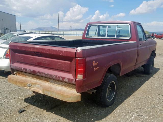 F26FRJJ0220 - 1980 FORD F-250 RED photo 4