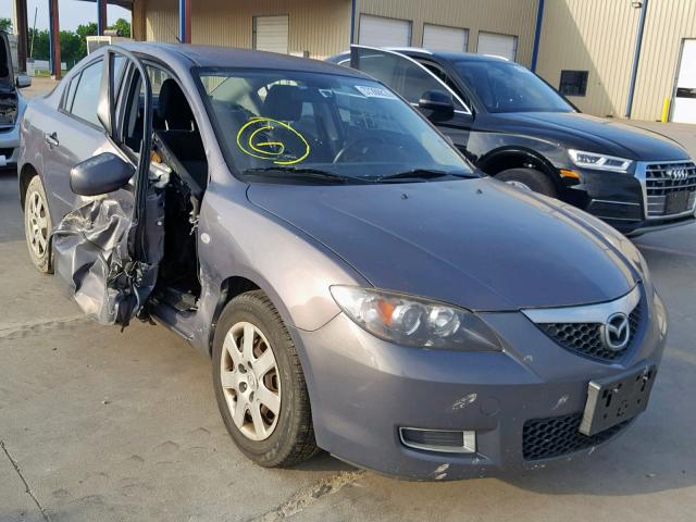 JM1BK12F981172673 - 2008 MAZDA 3 I GRAY photo 1