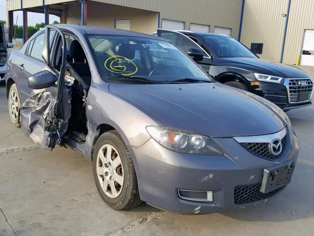 JM1BK12F981172673 - 2008 MAZDA 3 I GRAY photo 9