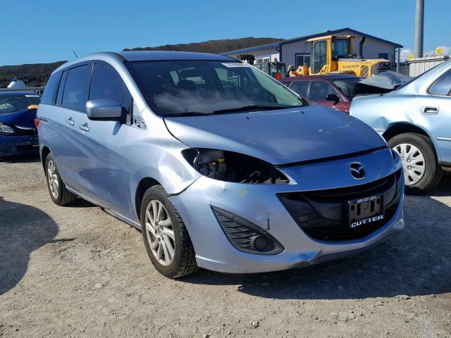 JM1CW2BL5C0117320 - 2012 MAZDA 5 SILVER photo 1