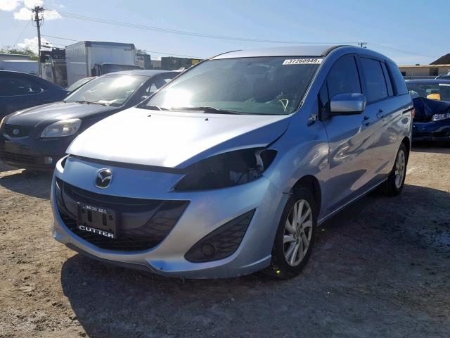 JM1CW2BL5C0117320 - 2012 MAZDA 5 SILVER photo 2