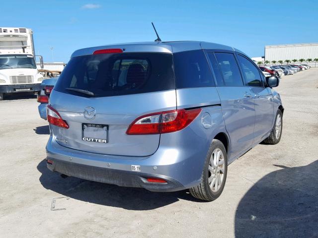 JM1CW2BL5C0117320 - 2012 MAZDA 5 SILVER photo 4