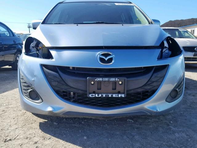 JM1CW2BL5C0117320 - 2012 MAZDA 5 SILVER photo 9