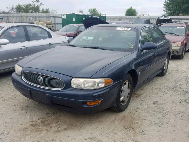 1G4HP54K4YU238926 - 2000 BUICK LESABRE CU BLUE photo 2