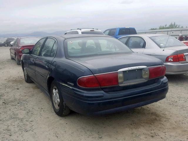 1G4HP54K4YU238926 - 2000 BUICK LESABRE CU BLUE photo 3