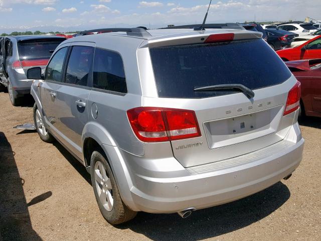 3D4PG1FG1BT501721 - 2011 DODGE JOURNEY MA SILVER photo 3