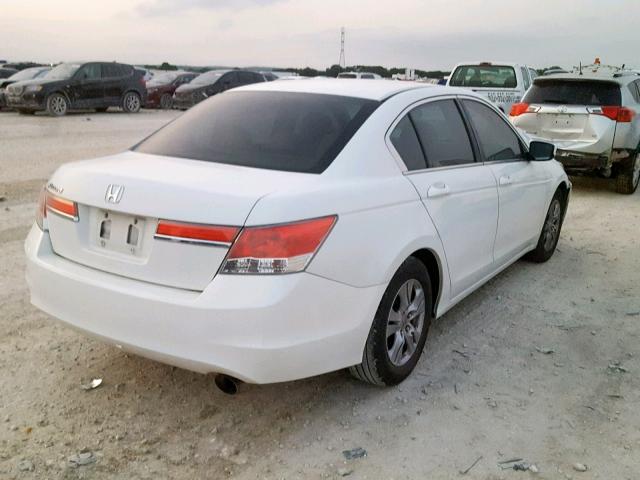 1HGCP2F44CA234429 - 2012 HONDA ACCORD LXP WHITE photo 4