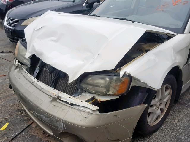 4S3BH665617664481 - 2001 SUBARU LEGACY OUT WHITE photo 9