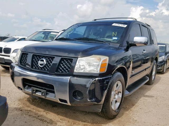 5N1AA08A46N713280 - 2006 NISSAN ARMADA SE BLACK photo 2