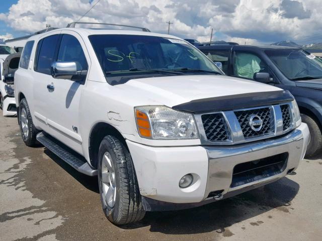 5N1AA08B05N720864 - 2005 NISSAN ARMADA SE WHITE photo 1