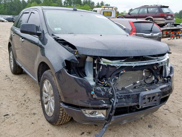 2FMDK4JC9ABB43987 - 2010 FORD EDGE SEL BLACK photo 1