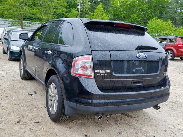 2FMDK4JC9ABB43987 - 2010 FORD EDGE SEL BLACK photo 3