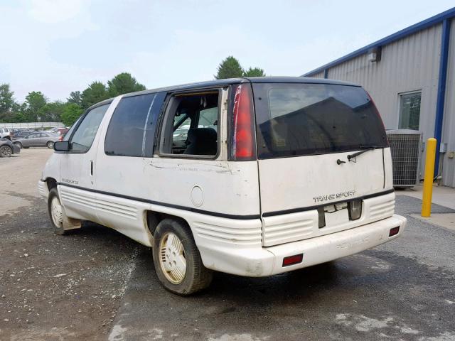 1GMCU06D8LT213630 - 1990 PONTIAC TRANS SPOR WHITE photo 3