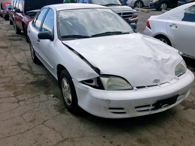 1G1JC524127389100 - 2002 CHEVROLET CAVALIER B WHITE photo 1