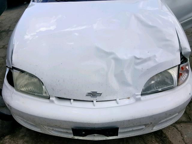 1G1JC524127389100 - 2002 CHEVROLET CAVALIER B WHITE photo 7