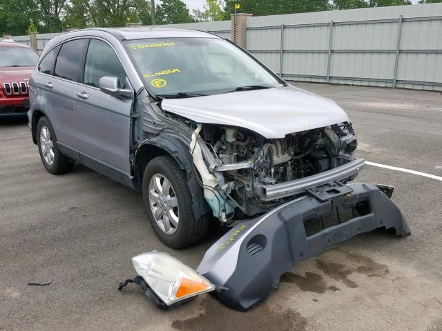 JHLRE48797C048514 - 2007 HONDA CR-V EXL SILVER photo 1