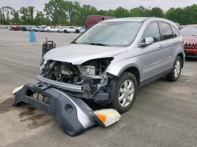 JHLRE48797C048514 - 2007 HONDA CR-V EXL SILVER photo 2