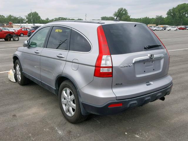 JHLRE48797C048514 - 2007 HONDA CR-V EXL SILVER photo 3