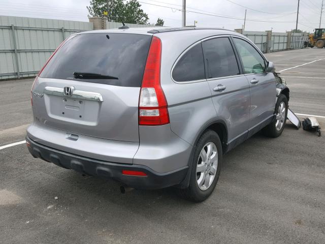 JHLRE48797C048514 - 2007 HONDA CR-V EXL SILVER photo 4