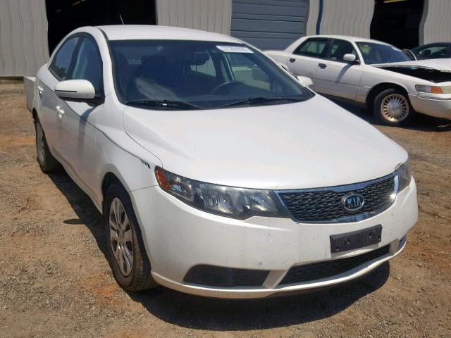 KNAFU4A26D5726022 - 2013 KIA FORTE EX WHITE photo 1