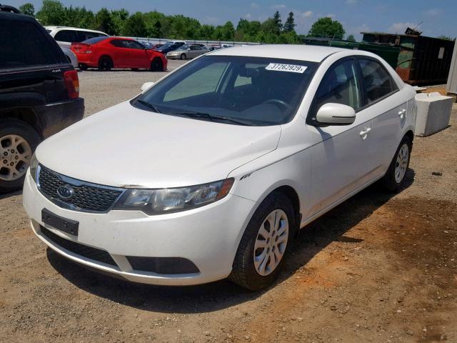 KNAFU4A26D5726022 - 2013 KIA FORTE EX WHITE photo 2