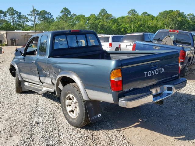 4TAWN74N7VZ273509 - 1997 TOYOTA TACOMA XTR BLUE photo 3