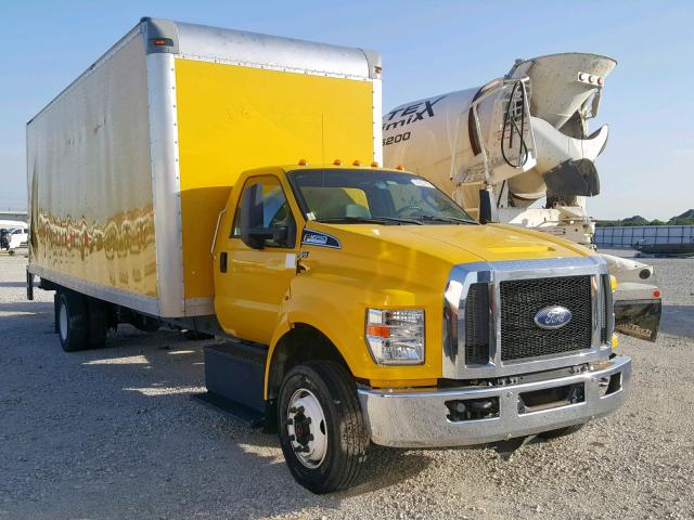 1FDNF6AY5HDB05757 - 2017 FORD F650 SUPER YELLOW photo 1