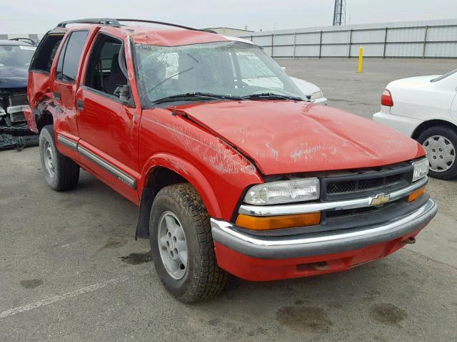 1GNDT13W312222978 - 2001 CHEVROLET BLAZER RED photo 9