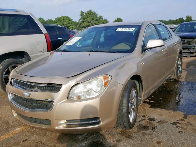 1G1ZH57BX8F166449 - 2008 CHEVROLET MALIBU 1LT ოქროსფერი ფოტო 2