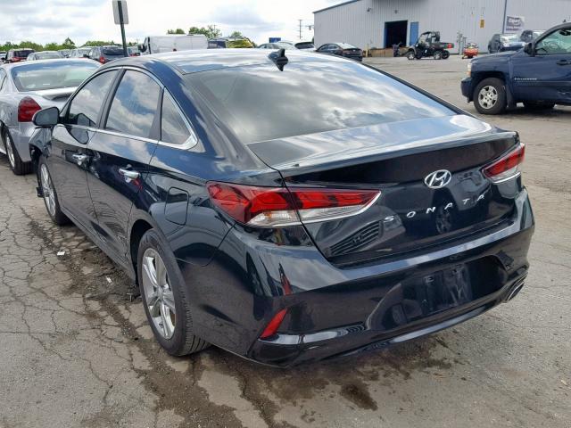 5NPE34AF3JH654017 - 2018 HYUNDAI SONATA SPO BLACK photo 3