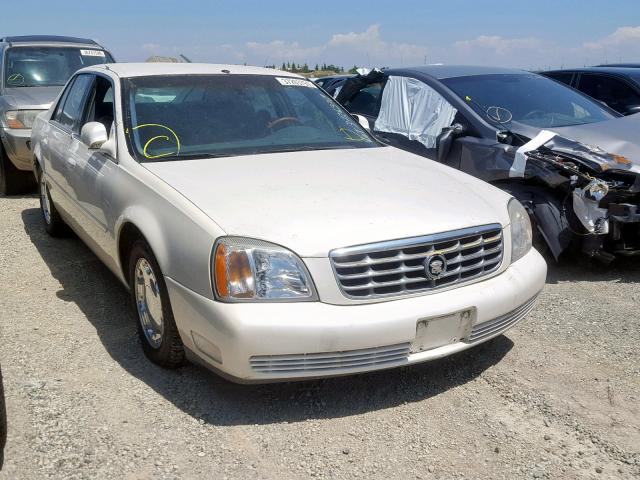 1G6KE54Y51U141411 - 2001 CADILLAC DEVILLE DH WHITE photo 1